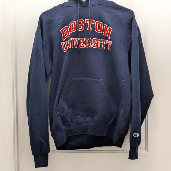 Champion Boston University Navy Hoodie - Picture 2 of 3